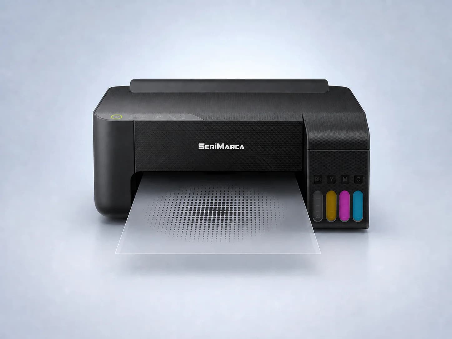 FilmKit OMBRA A4 compatto con una pellicola serigrafica in uscita